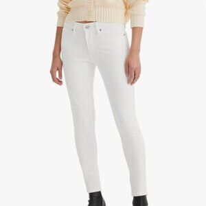 Levi's White 711 Skinny Jeans